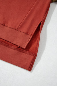KaleaBoutique Two Tone Patchwork Drop Shoulder Pullover Sweatshirt - KaleaBoutique.com