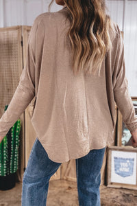 KaleaBoutique Comfortable High Neck Long Sleeve Top - KaleaBoutique.com