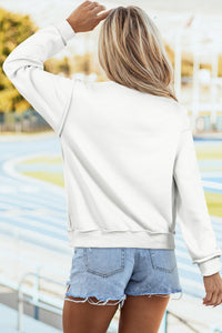 Oversize Drop Shoulder Reversible Mock Neck Sweatshirt - KaleaBoutique.com