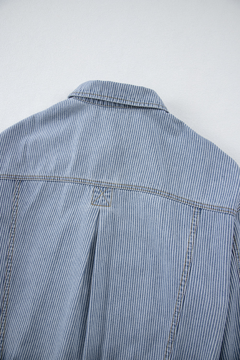 Washed Oversize Pocketed Denim Jacket - KaleaBoutique.com