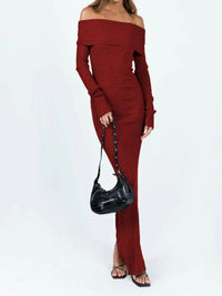 Off-the-shoulder Slim-fit Sheath Dress For Women - KaleaBoutique.com