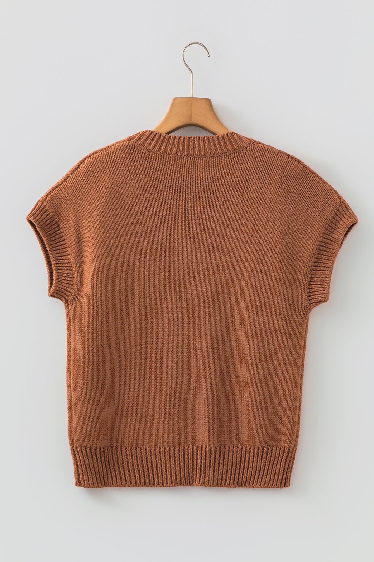 KaleaBoutique Comfortable Western Horseshoe Pattern Short Sleeve Knit Sweater - KaleaBoutique.com