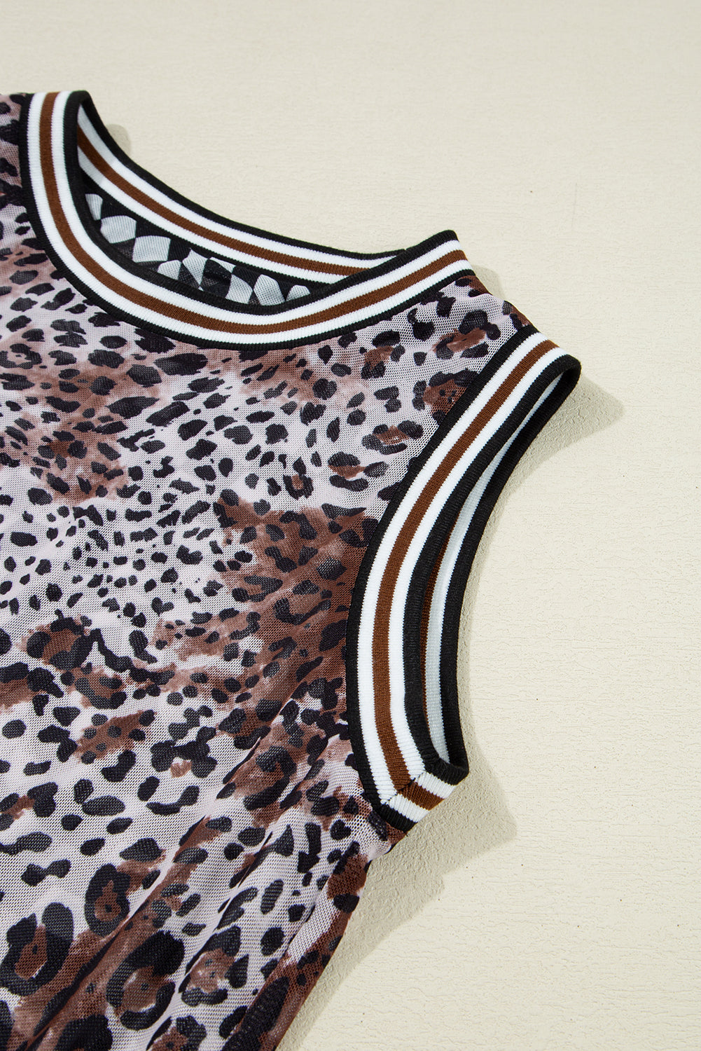 KaleaBoutique Stylish Beautiful Leopard Checkered Double Printed Reversible Sleeveless Long Dress - KaleaBoutique.com