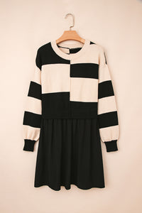 KaleaBoutique Stylish Two in One Knitted Top High Waist Splicing Hem Sweater Dress - KaleaBoutique.com
