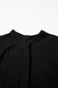 KaleaBoutique Comfortable Hidden Buttons Short Sleeve Ruffle Tiered Long Flared Dress - KaleaBoutique.com