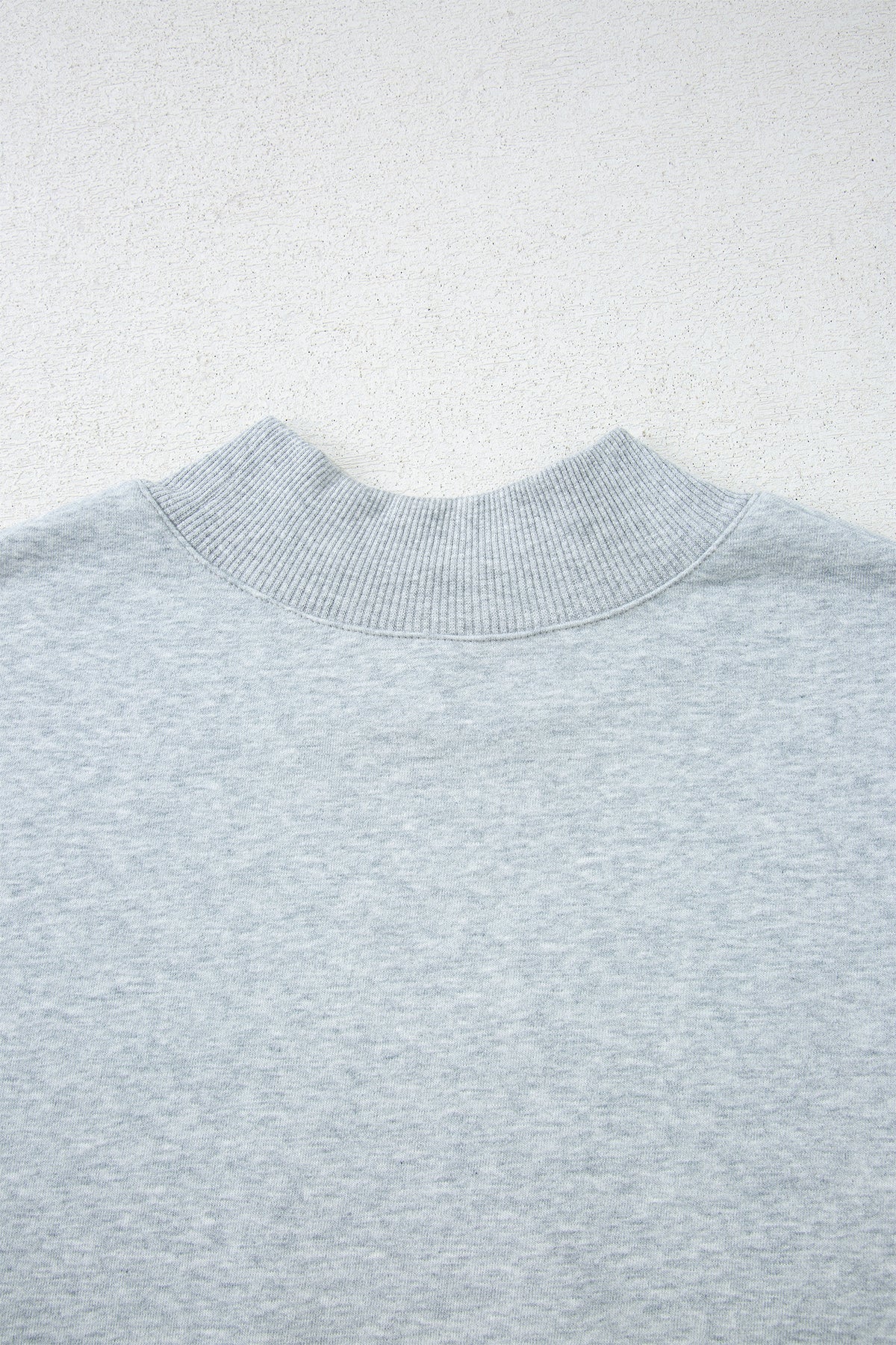 Solid Color Oversized Mock Neck Sweatshirt - KaleaBoutique.com