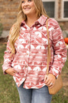 KaleaBoutique Plus Size Aztec Print Chest Pocket Shacket - KaleaBoutique.com