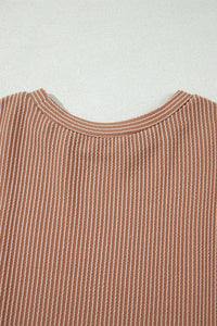 KaleaBoutique Stylish Leopard Print Colorblock Ribbed Knit Top - KaleaBoutique.com