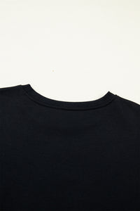 KaleaBoutique Stylish Solid Color Dropped Shoulder Long Sleeve Top - KaleaBoutique.com