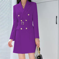 Office Lady Style Slimming Waist Trimming Coat Women's Top - KaleaBoutique.com