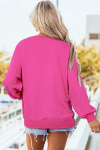 KaleaBoutique Christmas Holly Jolly Babe Graphic Oversized Sweatshirt - KaleaBoutique.com