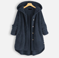 KaleaBoutique Women's Hooded Velvet-Look Sweatshirt Coat - KaleaBoutique.com