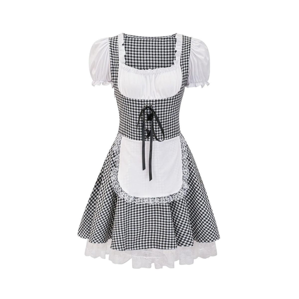 Halloween Retro Plaid Dress Beer Festival Costume - KaleaBoutique.com