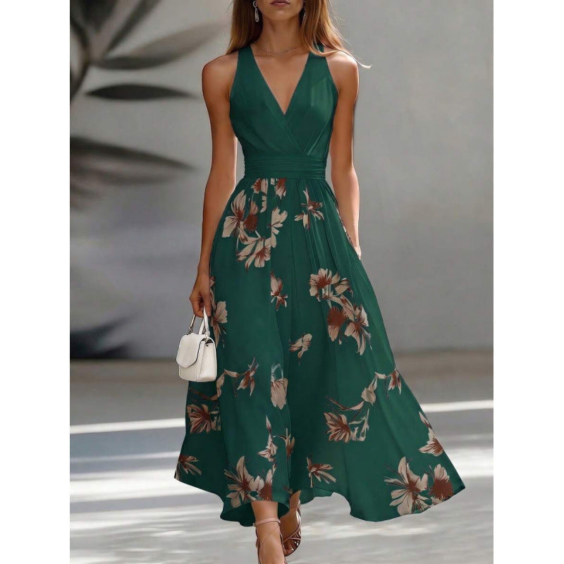 French-style Retro Sleeveless Vacation Dress For Women - KaleaBoutique.com