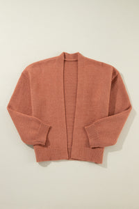 Drop Shoulder Open Front Cropped Cardigan - KaleaBoutique.com
