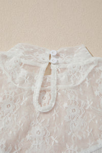 KaleaBoutique Stylish Lace Mesh Long Sleeve Top - KaleaBoutique.com