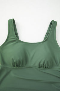 KaleaBoutique Stylish Scoop Neck Adjustable Tankini and Matching Skort Bathing Suit - KaleaBoutique.com