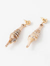 Conch Seashell Earrings, Boho Tropical Beach Stud Earrings, Mermaid Style Earrings, Bridal Seashell Ear Studs - KaleaBoutique.com