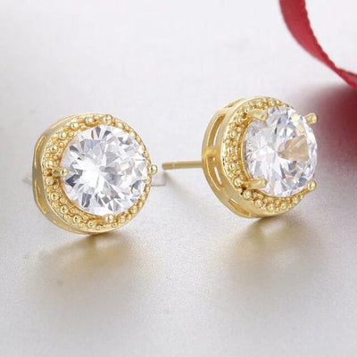 Yellow Gold Earrings