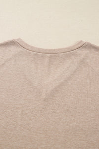 KaleaBoutique Stylish V Neck Contrast Lace Patchwork Long Sleeve Top - KaleaBoutique.com