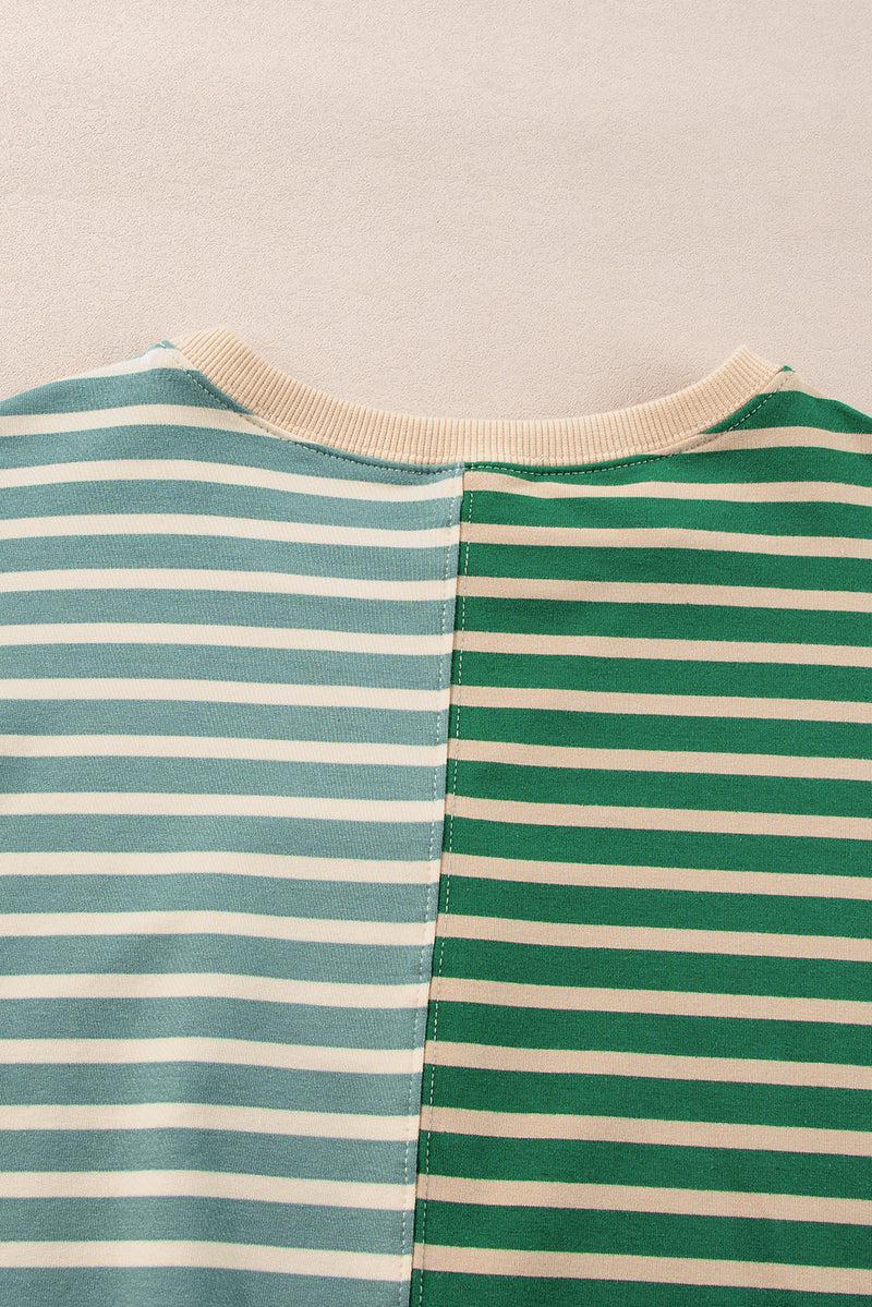 KaleaBoutique Colorblock Drop Shoulder Oversize Sweatshirt - KaleaBoutique.com