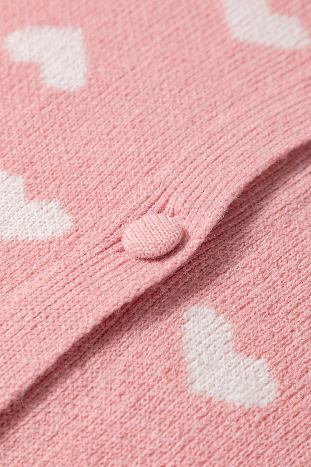 KaleaBoutique Comfortable Heart Pattern Button Front Cardigan Sweater - KaleaBoutique.com