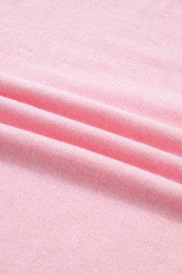 KaleaBoutique Comfortable Stand Neck Contrast Wavy Trim Short Sleeve Sweater - KaleaBoutique.com