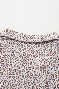KaleaBoutique Comfortable Leopard Print Long Sleeve and Pants Pajamas Set - KaleaBoutique.com