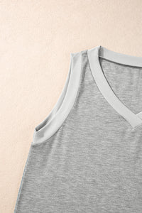 KaleaBoutique Stylish Ribbed V Neck Tank - KaleaBoutique.com