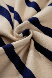 Colorblock Drop Shoulder Buttoned Loose Cardigan - KaleaBoutique.com