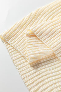KaleaBoutique Comfortable Plain Knit Casual Turtleneck Short Sleeve Tunic Sweater with Pockets - KaleaBoutique.com