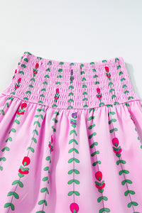 KaleaBoutique Printed Smocked Tiered Maxi Skirt - KaleaBoutique.com