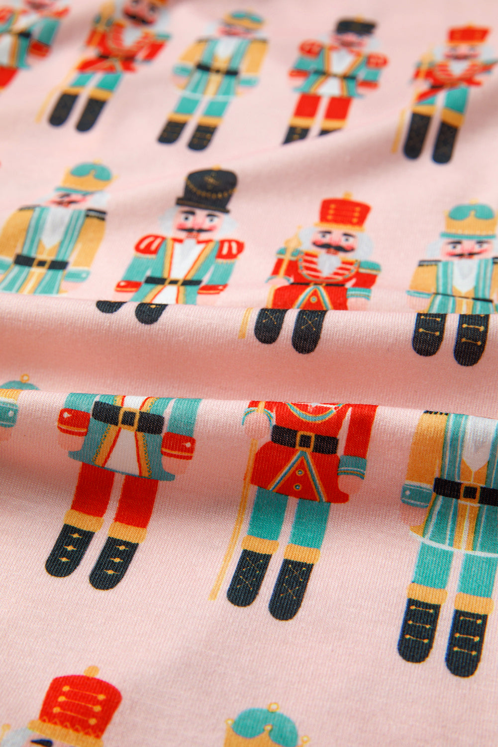 KaleaBoutique Comfortable Nutcracker March Long Sleeve Button Up 2pcs Pajama Short Set - KaleaBoutique.com