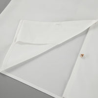 Women's Button-Front Blouse with Pleated Flared Cuffs