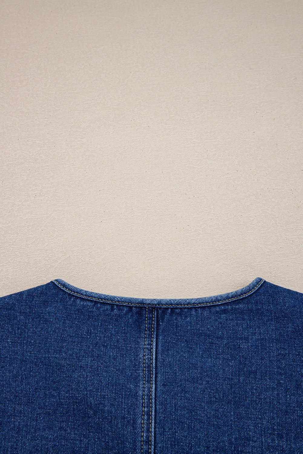 Vintage Fastening Big Patched Pockets Straight Cut Deep Wash Denim Jacket - KaleaBoutique.com