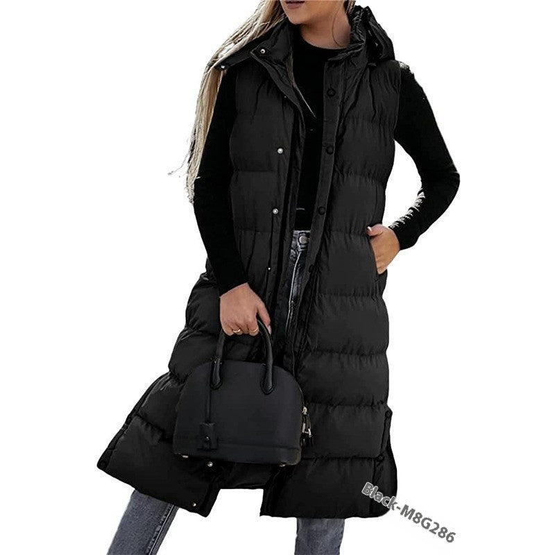 Women’s Mid-Length Zip-Up Vest - KaleaBoutique.com