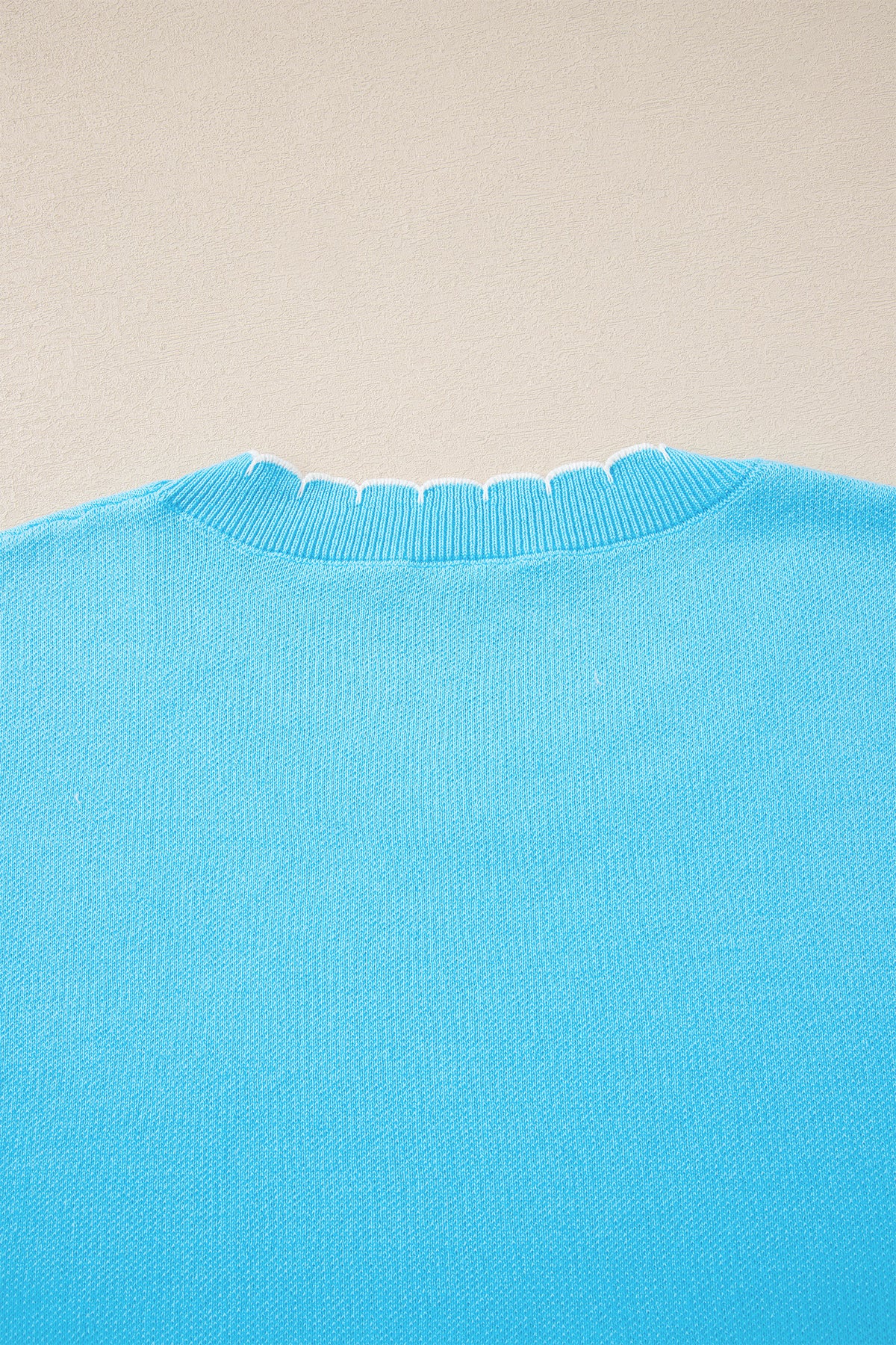KaleaBoutique Comfortable Big Ribbon Bow Print Contrast Stitch Trim Drop Shoulder Sweater - KaleaBoutique.com