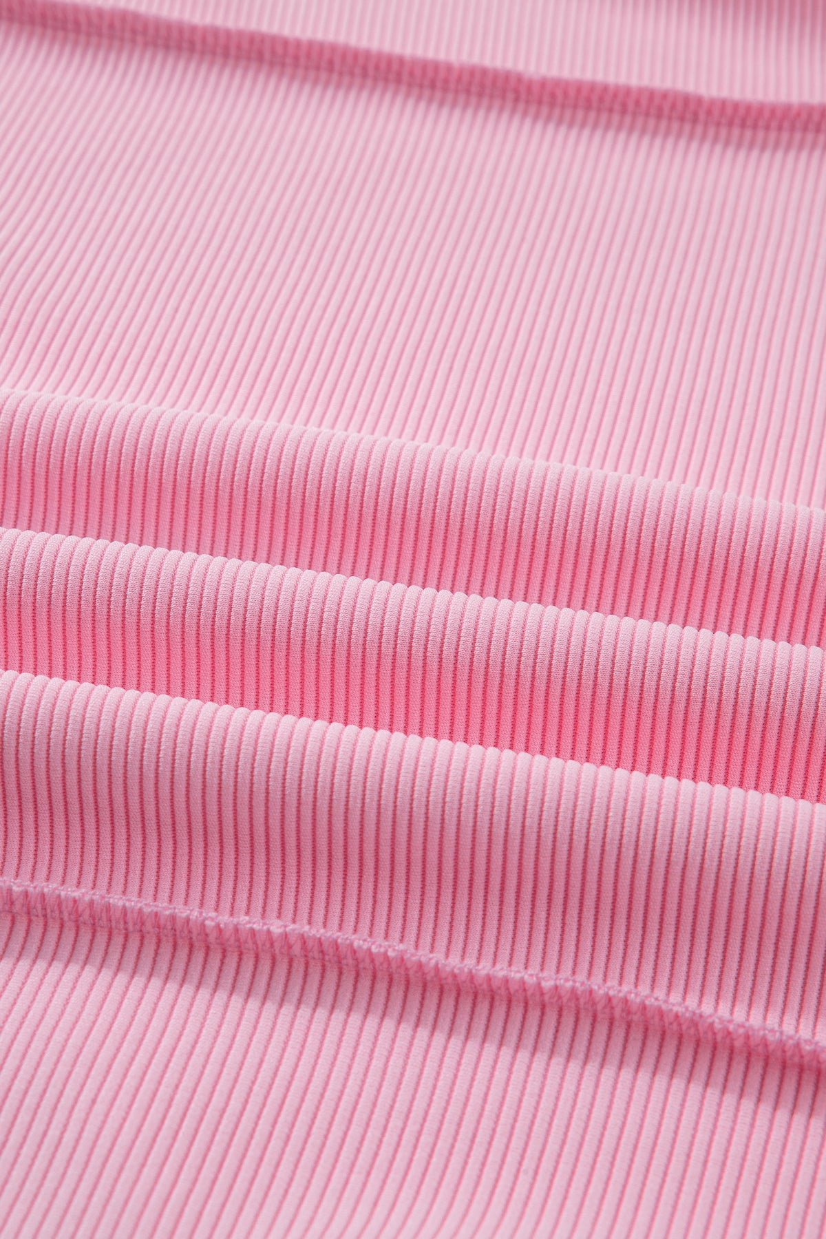 Horizontal Ribbed Exposed Seam Detail Drop Shoulder Baggy Pullover - KaleaBoutique.com