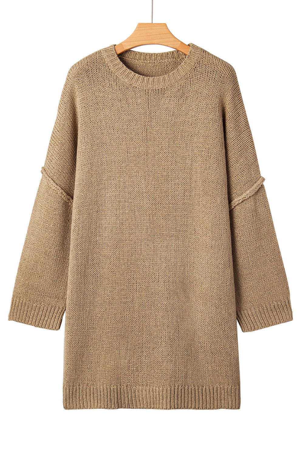 KaleaBoutique Stylish Oversize Drop Shoulder Slouchy Sweater Dress - KaleaBoutique.com