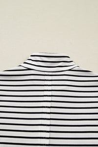 KaleaBoutique Stylish Comfortable Ribbed Knit Half Button Long Sleeve Slim Top - KaleaBoutique.com
