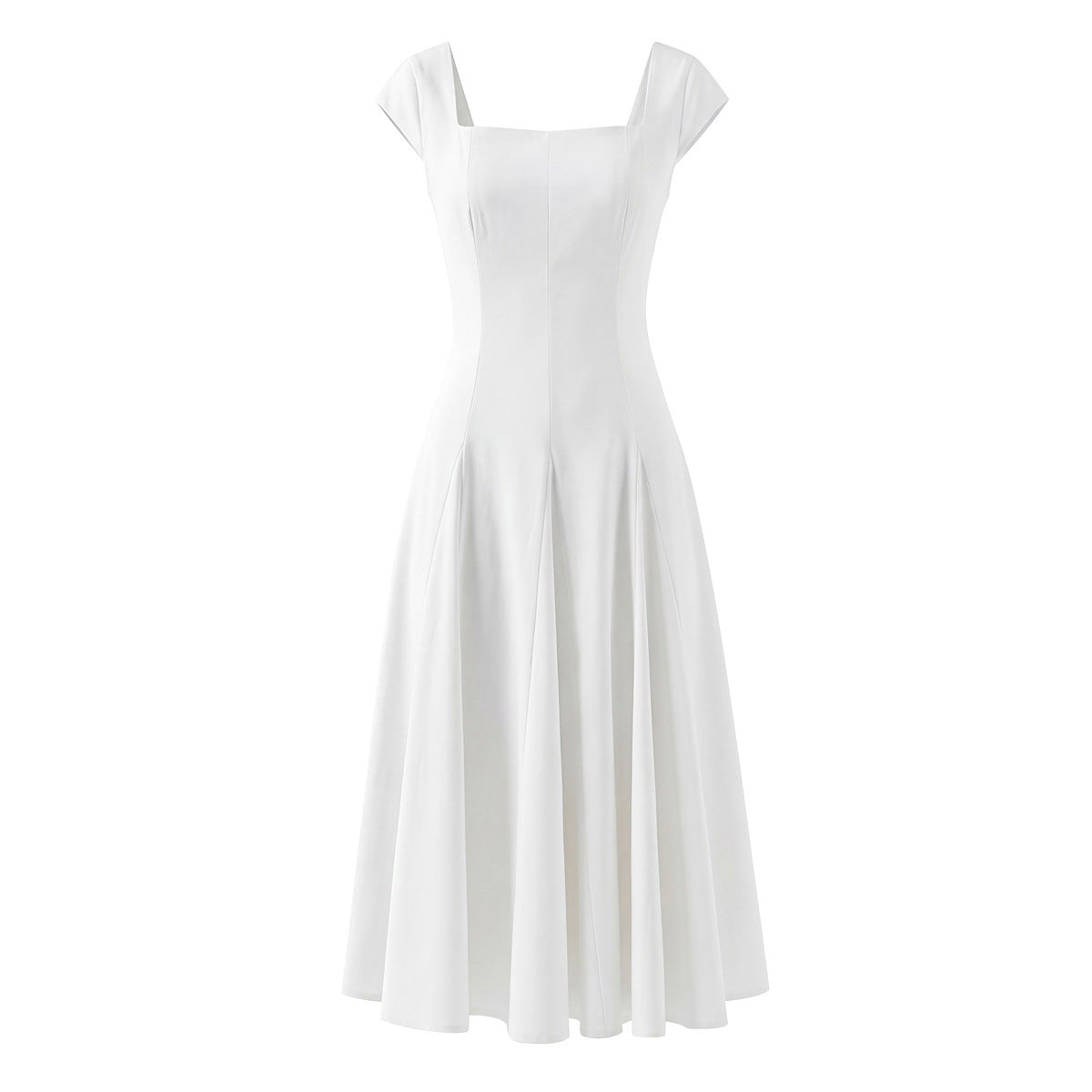 Back-strap Waist-cinching Elegant A-line Dress - KaleaBoutique.com