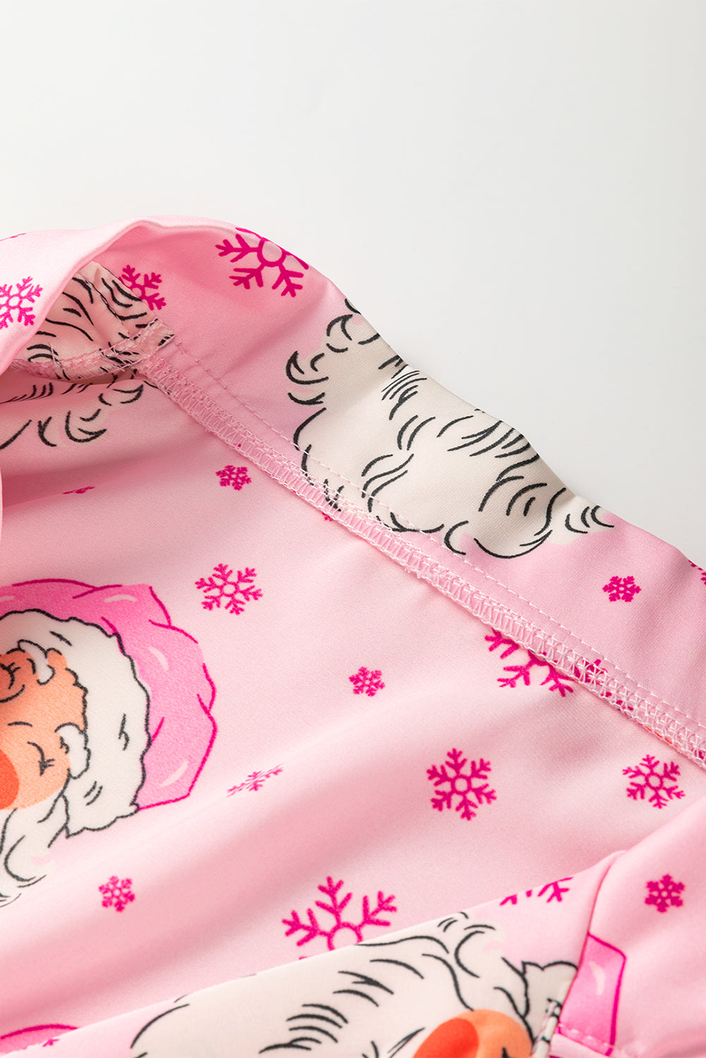 KaleaBoutique Comfortable Santa Claus Snowflake Long Sleeve Shirt Christmas Pajama Set - KaleaBoutique.com