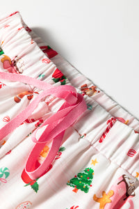 KaleaBoutique Comfortable Christmas Spirits Shirt Style 2pcs Short Pajama Set - KaleaBoutique.com