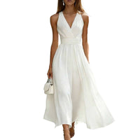 French-style Retro Sleeveless Vacation Dress For Women - KaleaBoutique.com