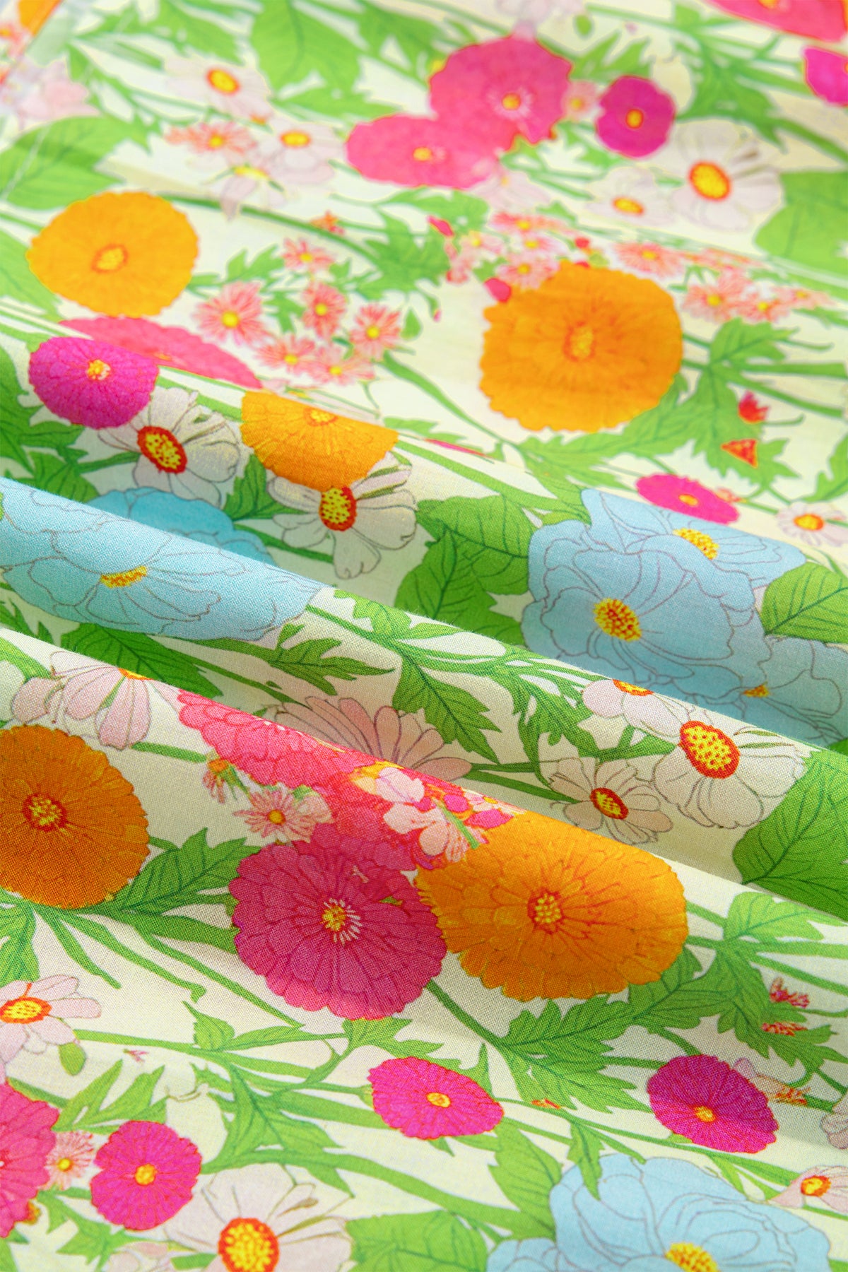 KaleaBoutique Comfortable Floral Print V Neck Short Puff Sleeve Cotton Maxi Dress - KaleaBoutique.com