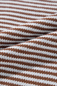 KaleaBoutique Geometric Textured Drop Shoulder Sweater - KaleaBoutique.com