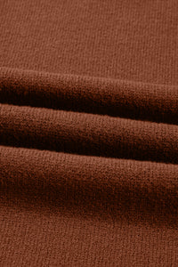 KaleaBoutique Stylish Ribbed High Neck Front Pockets Center Seam Shift Sweater Dress - KaleaBoutique.com