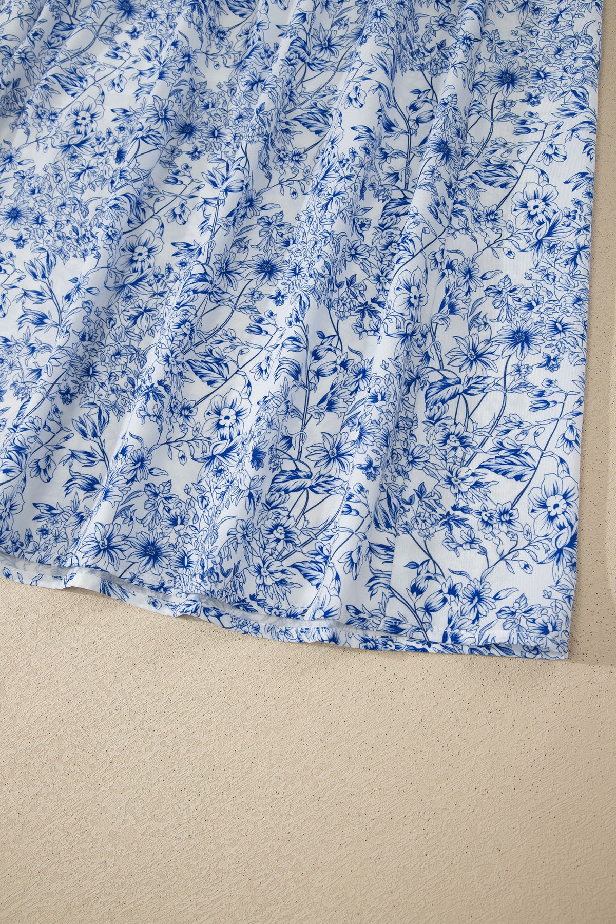KaleaBoutique Stylish Floral Print Knot Straps High Waist Flared Maxi Dress - KaleaBoutique.com