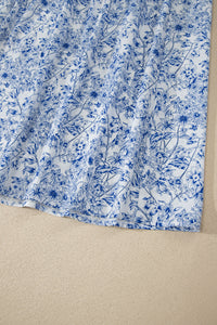 KaleaBoutique Stylish Floral Print Knot Straps High Waist Flared Maxi Dress - KaleaBoutique.com