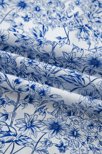 KaleaBoutique Stylish Floral Print Knot Straps High Waist Flared Maxi Dress - KaleaBoutique.com